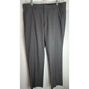 Perry Ellis Portfolio Payson Slim Fit Stretch Brown Dress Pants Mens Size 34x32